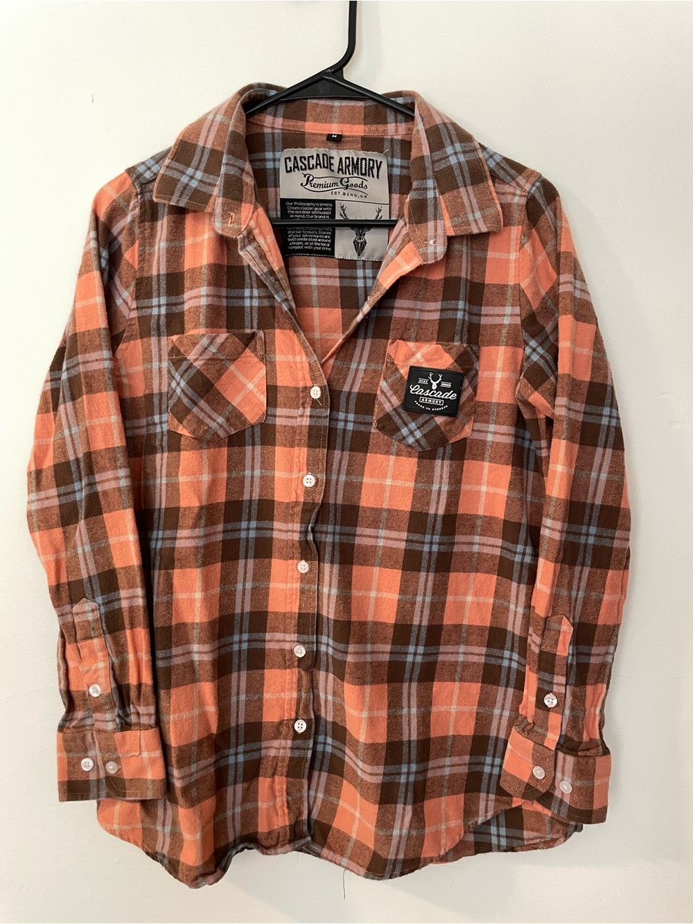 Cascade Armory Women’s Cotton Flannel Sz M